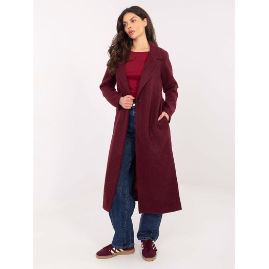 Płaszcz-TW-PL-BI-5312A.85-bordowy 3