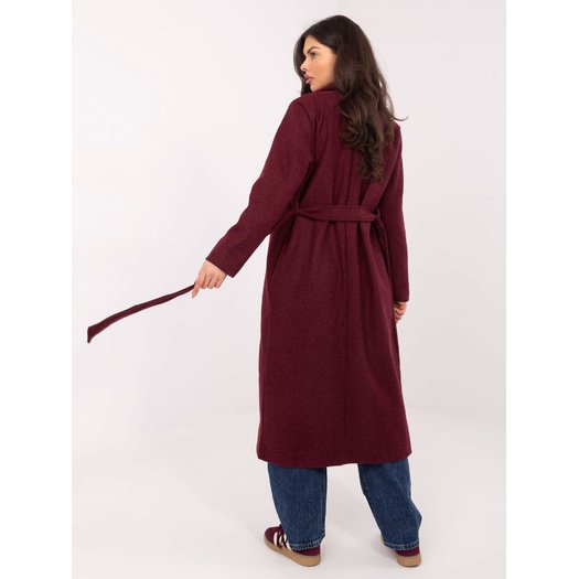 Płaszcz-TW-PL-BI-5312A.85-bordowy