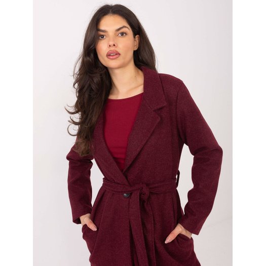 Płaszcz-TW-PL-BI-5312A.85-bordowy 1