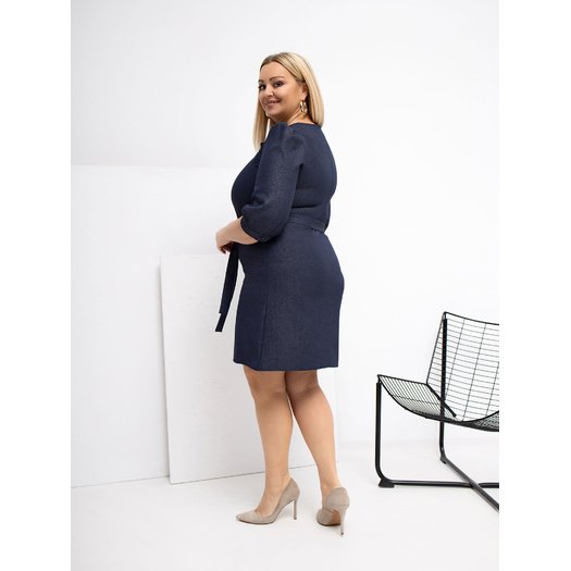 Sukienka-LK-SK-507978.39P-granatowy 1