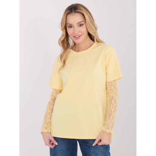 Bluzka-MI-BZ-4227.61-jasny ż&oacute;łty