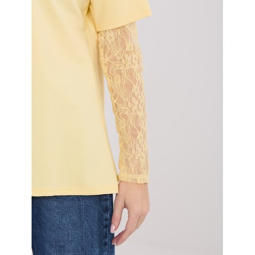 Bluzka-MI-BZ-4227.61-jasny ż&oacute;łty 3