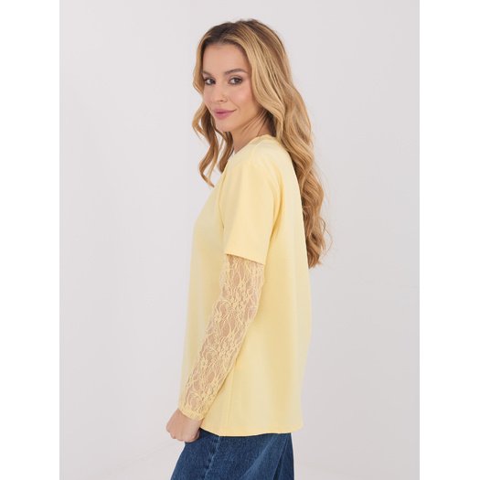 Bluzka-MI-BZ-4227.61-jasny ż&oacute;łty 1