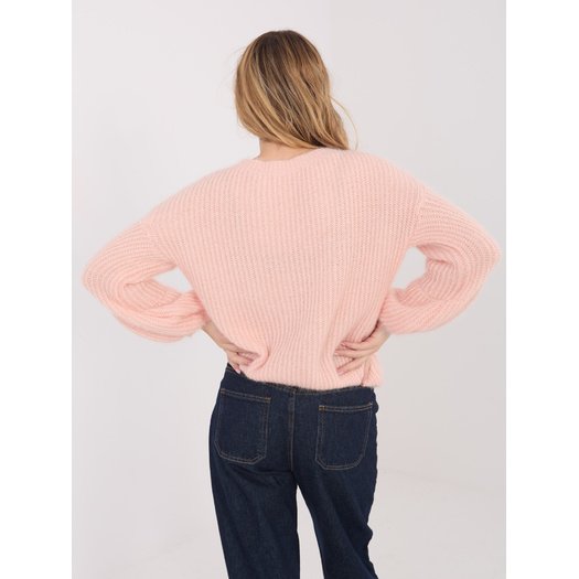 Sweter-MO-SW-1612.72-brzoskwiniowy 4