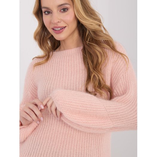 Sweter-MO-SW-1612.72-brzoskwiniowy 1