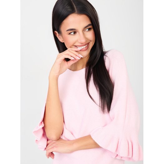 Sweter-IT-SW-99244.65-jasny r&oacute;żowy 5