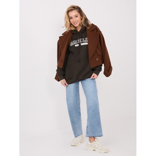 Bluza-WT-BL-A1066.53-ciemny brązowy