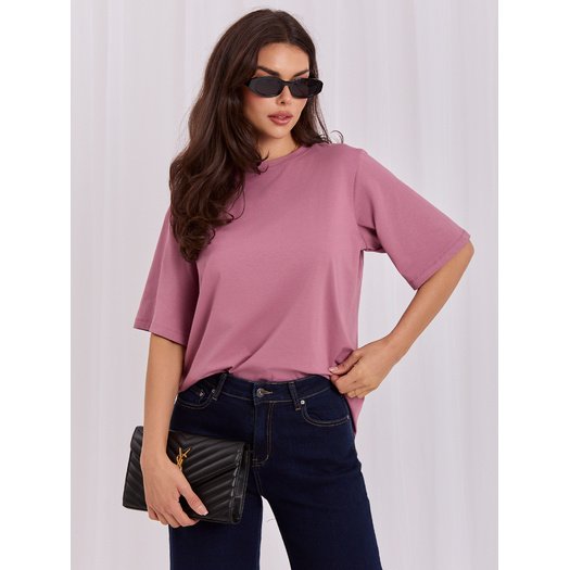T-shirt-RV-TS-A1089.87-ciemny r&oacute;żowy