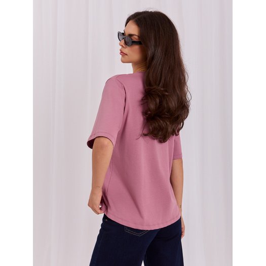 T-shirt-RV-TS-A1089.87-ciemny r&oacute;żowy