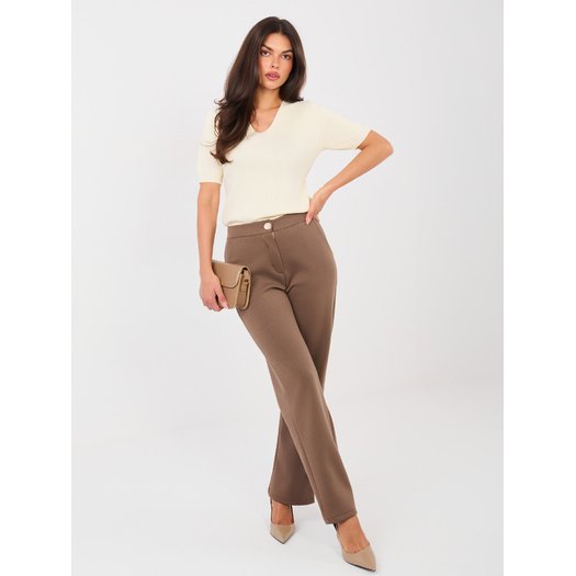 Spodnie-IT-SP-22209.15-ciemny bezowy