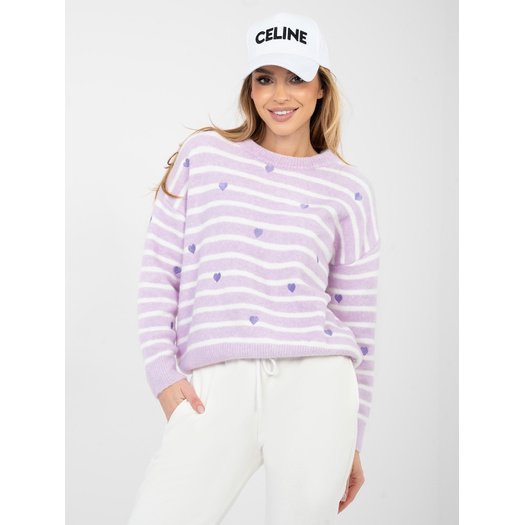 Sweter-PM-SW-J021.75-jasny fioletowy 1