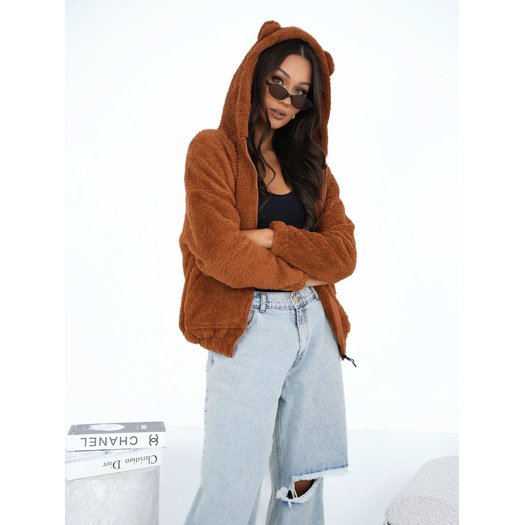 Bluza-CS-BL-BT1030.00P-jasny brązowy 2