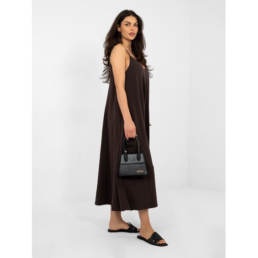 Sukienka-RV-SK-A1088.29-ciemny brązowy 2