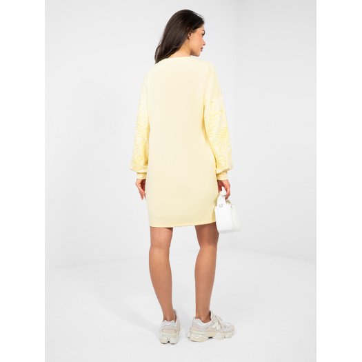 Sukienka-RV-SK-A1064.09-jasny ż&oacute;łty 3