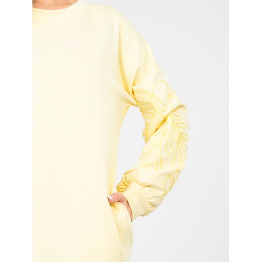 Sukienka-RV-SK-A1064.09-jasny ż&oacute;łty 2