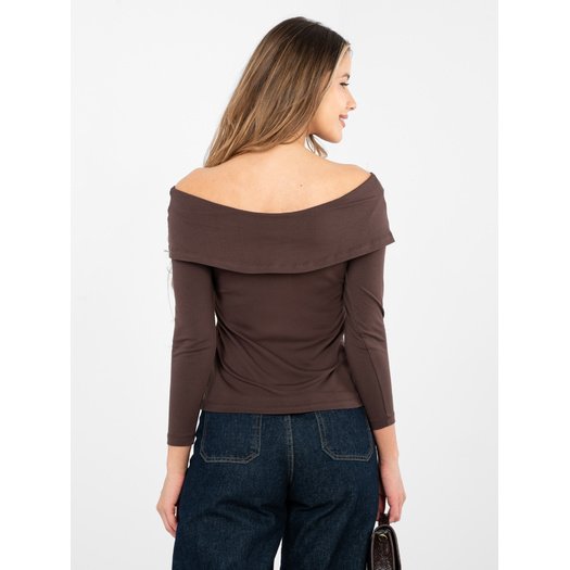 Bluzka-RV-BZ-A1194.25-ciemny brązowy 1