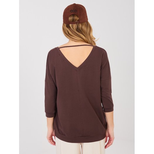 Bluzka-RV-BZ-A1192.71-ciemny brązowy 1