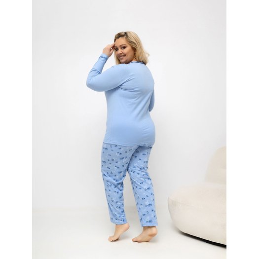 Piżama-DU-PI-FP-510.13-jasny niebieski