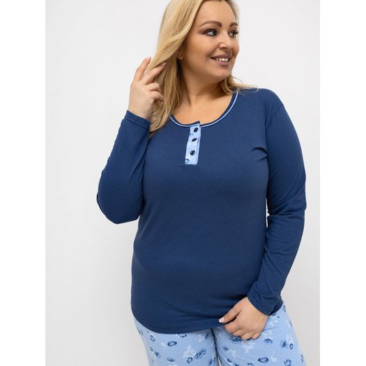 Piżama-DU-PI-FP-510.13-ciemny niebieski 2