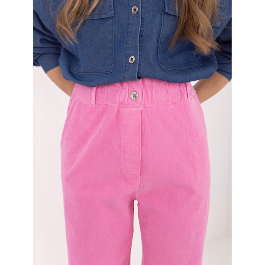 Spodnie-MI-SP-2689.47-ciemny r&oacute;żowy