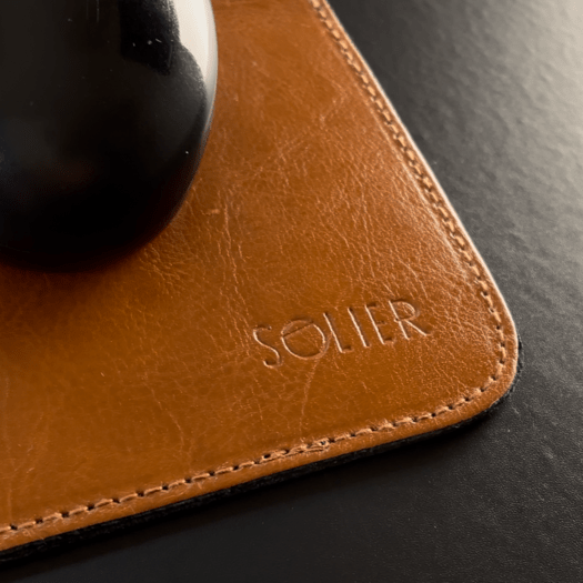 LEATHER KEYCHAIN SOLIER SA02 CAMEL 3