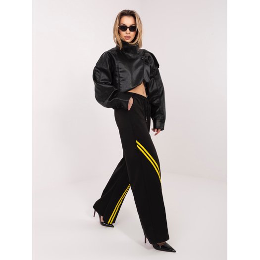 Spodnie dresowe-IT-DR-22168.66-czarny 4