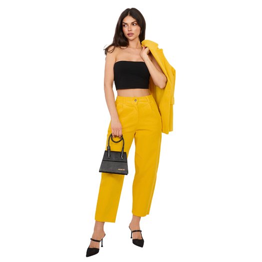 Spodnie-IT-SP-FL8916.80-ż&oacute;łty 5