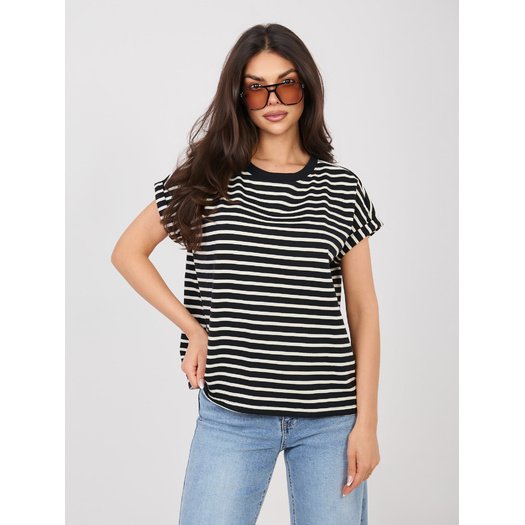 T-shirt-D12127M02858A-czarny 1