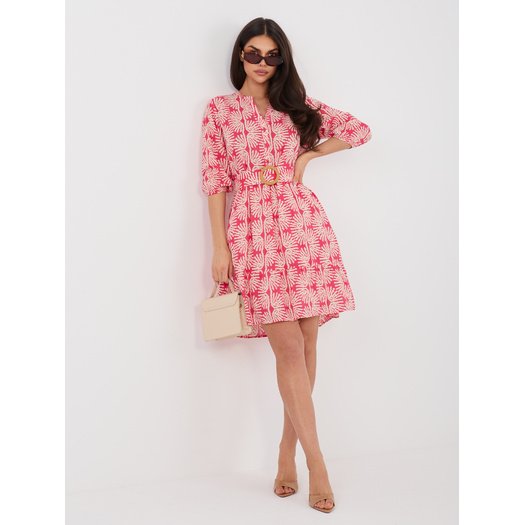 Sukienka-D74516M30485B-koralowy 3
