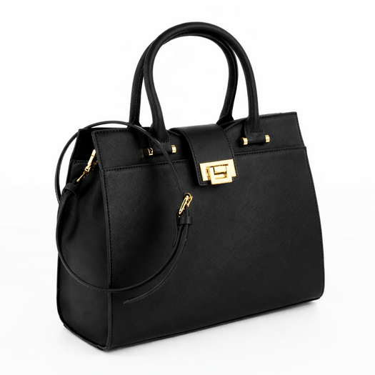 Torba weekendowa podr&oacute;żna sk&oacute;rzana Solier SL39 Astrin czarna