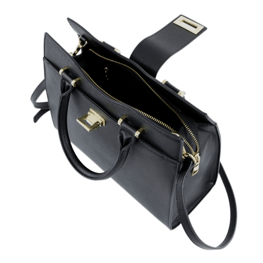 Torba weekendowa podr&oacute;żna sk&oacute;rzana Solier SL39 Astrin czarna 9