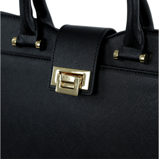 Torba weekendowa podr&oacute;żna sk&oacute;rzana Solier SL39 Astrin czarna 8