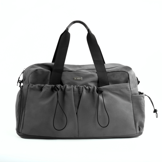 Torba weekendowa podr&oacute;żna sk&oacute;rzana Solier SL39 Astrin czarna