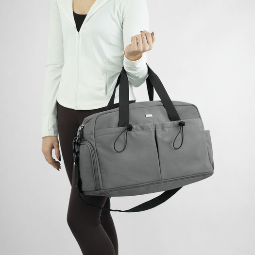 Torba weekendowa podr&oacute;żna sk&oacute;rzana Solier SL39 Astrin czarna 3