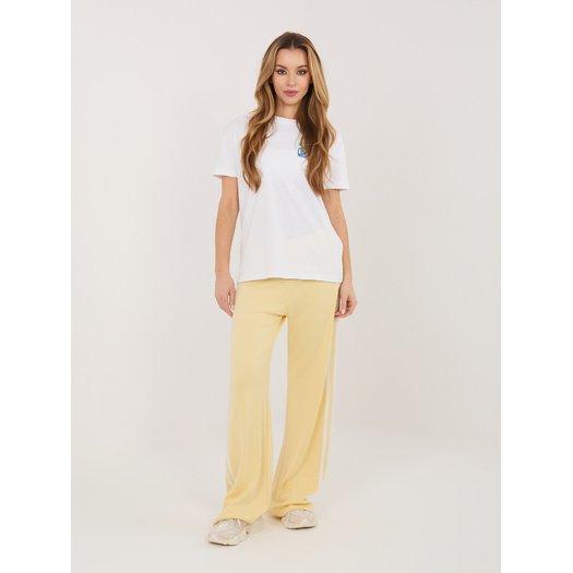 Spodnie dresowe-RV-DR-A1239.98-jasny ż&oacute;łty 1