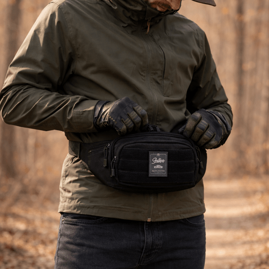 Tactical Waist Bag Solier SV28 Cravo &ndash; Black 2