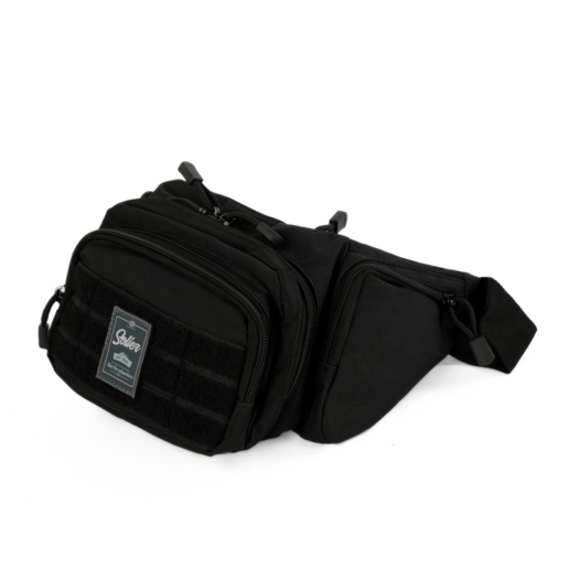 Tactical Waist Bag Solier SV28 Cravo &ndash; Black 3