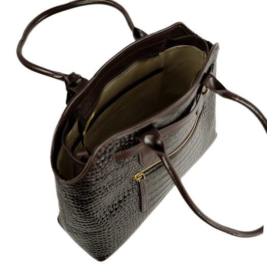 Large Shopper Bag Solier FL57 Arla &ndash; Brown 7