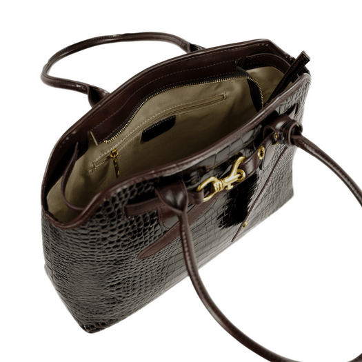 Large Shopper Bag Solier FL57 Arla &ndash; Brown 6