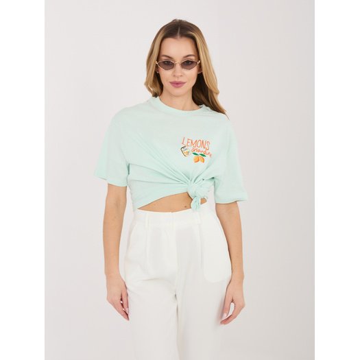 T-shirt-D12022AJ02645AD-mietowy 4