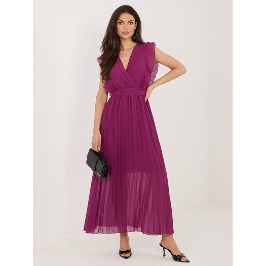 Sukienka-IT-SK-13166.60-ciemny fioletowy