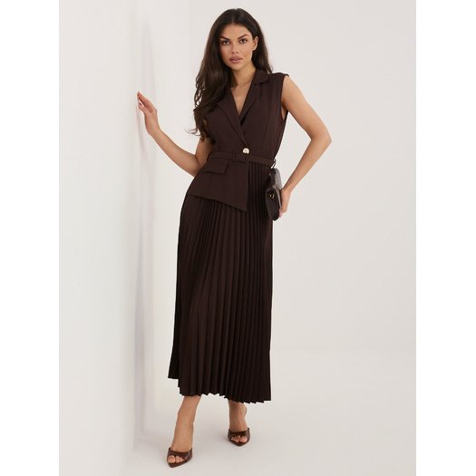 Sukienka-IT-SK-21558.03-ciemny brązowy 2