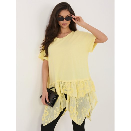 Bluzka-IT-SK-81869.54-jasny ż&oacute;łty