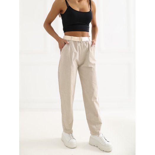 Spodnie-IT-SP-26016.85-beżowy 3