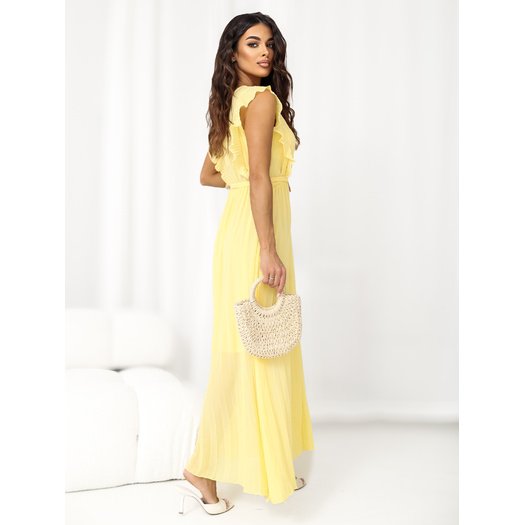Sukienka-IT-SK-13166.85-jasny ż&oacute;łty