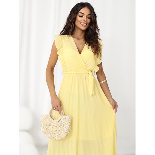Sukienka-IT-SK-13166.85-jasny ż&oacute;łty 7