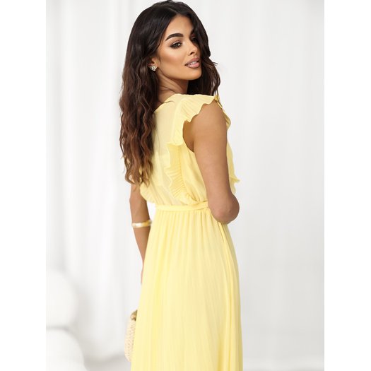 Sukienka-IT-SK-13166.85-jasny ż&oacute;łty 3