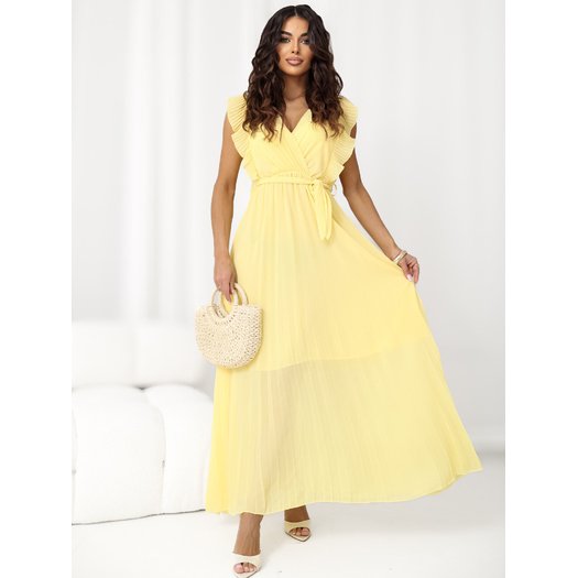 Sukienka-IT-SK-13166.85-jasny ż&oacute;łty 5
