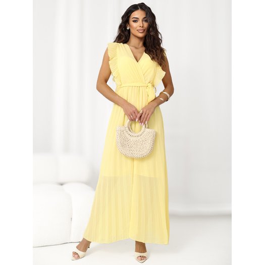 Sukienka-IT-SK-13166.85-jasny ż&oacute;łty 2