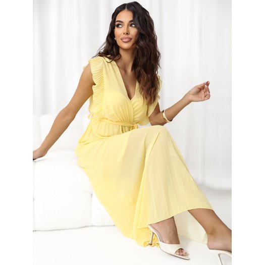 Sukienka-IT-SK-13166.85-jasny ż&oacute;łty 8